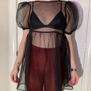 Sheer Black Dress (s)